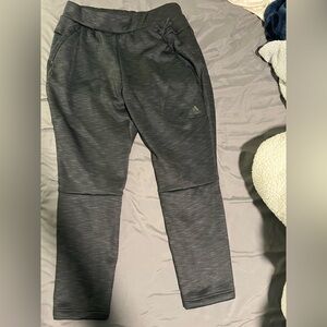 Adidas Black gray Fleece medium Joggers